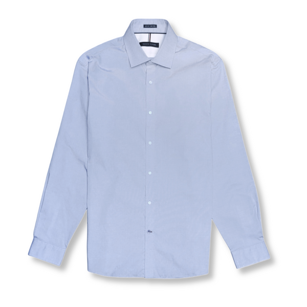 nordstrom rack dress shirt Tommy Hilfiger Men's Non-Iron Slim Fit Dress Shirt - Blue