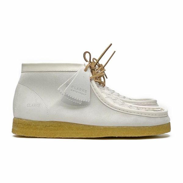 Clarks Wallabees ホワイトレザー Clarks Wallabees ホワイトレザー Clarks WallabeeEVOSh