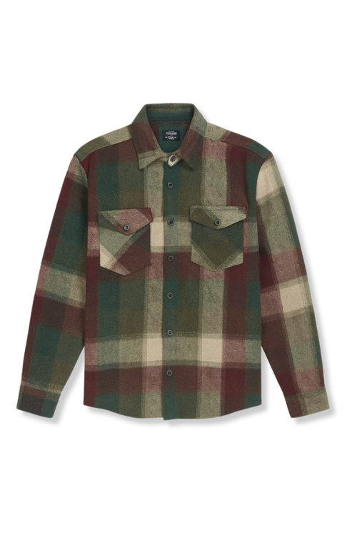 Vinci Plaid Flannel Shirt