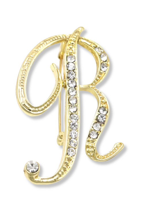 Brady Alphabet Lapel Pin Brooch