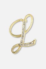 Brady Alphabet Lapel Pin Brooch