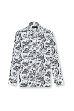 Dantin Roll Tab Linen Shirt