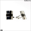 Court Rectangle Two Tone Cuff Links