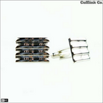 Couldo Rectangle Polished Cuff Links