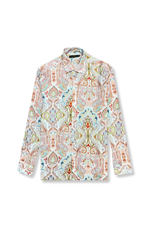 Daman Roll Tab Linen Shirt