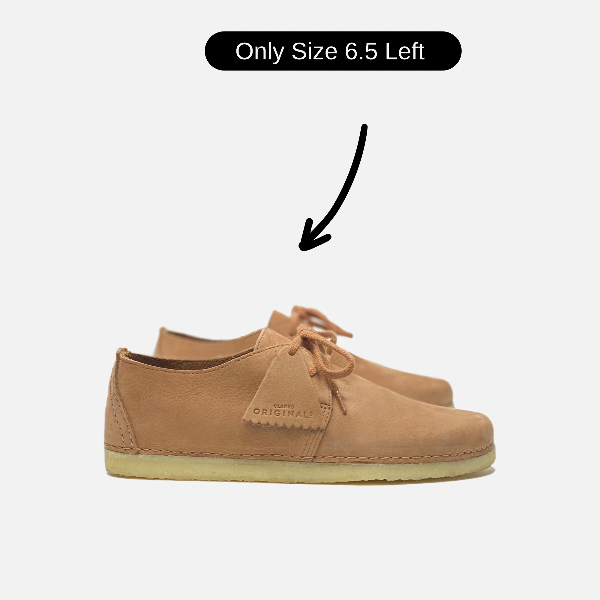 Clarks Originals Ashtone Sandstone Nubuck New Edition Fashion