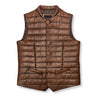 Driver Leather Puffer Vest