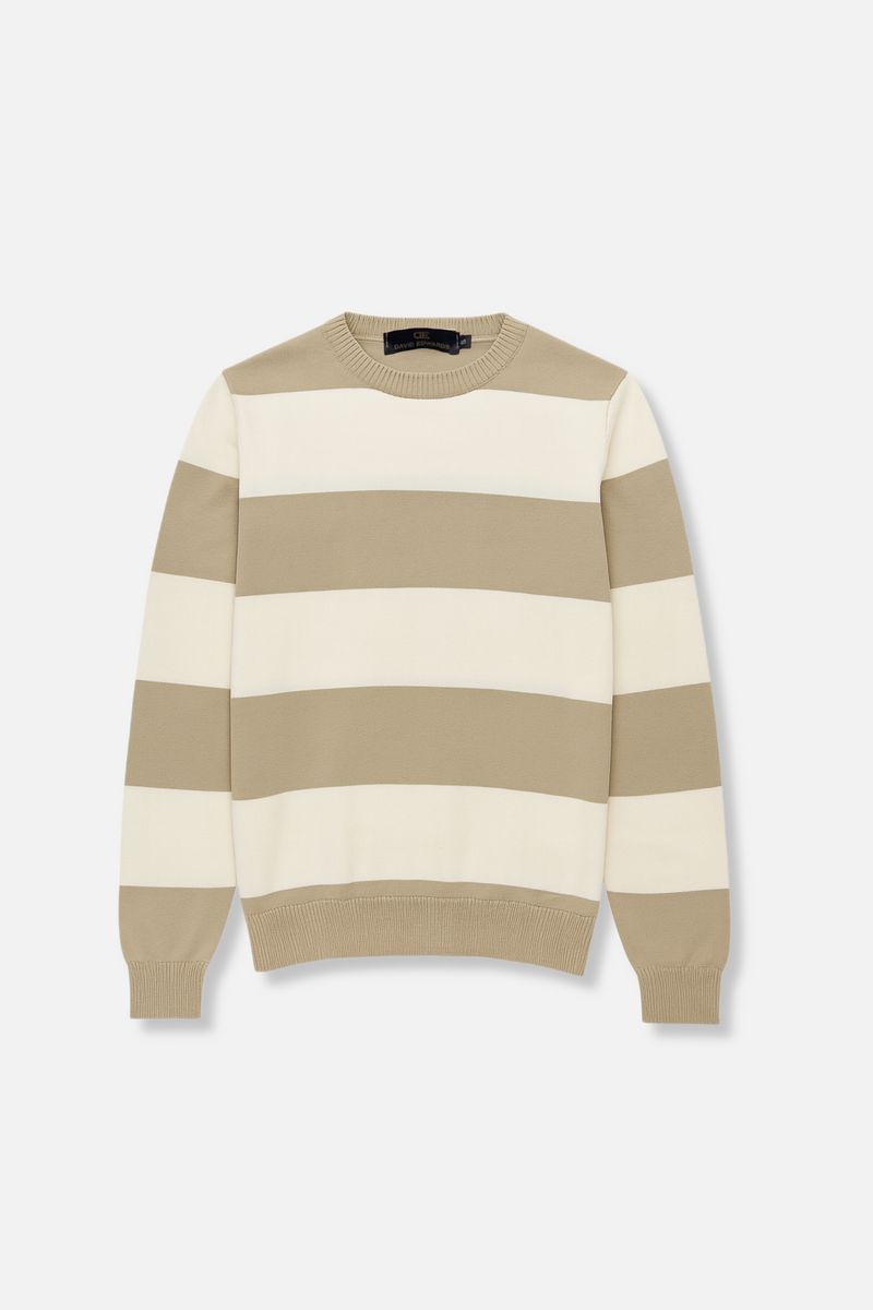 Delander Striped Crewneck Sweater