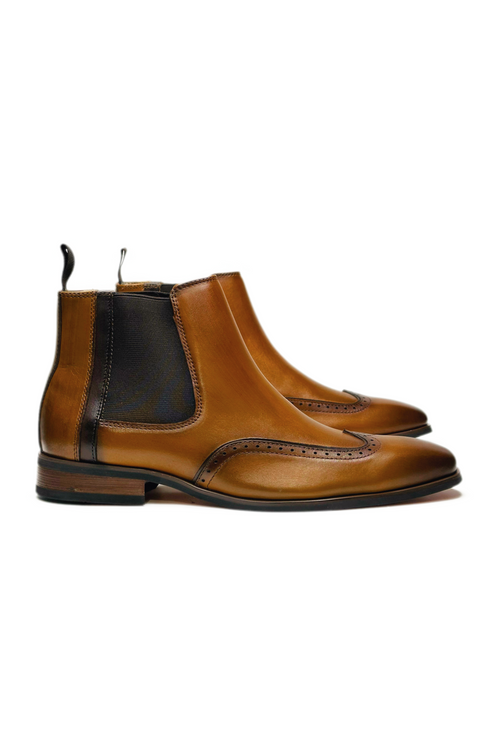 Arcadia Wingtip Chelsea Boots