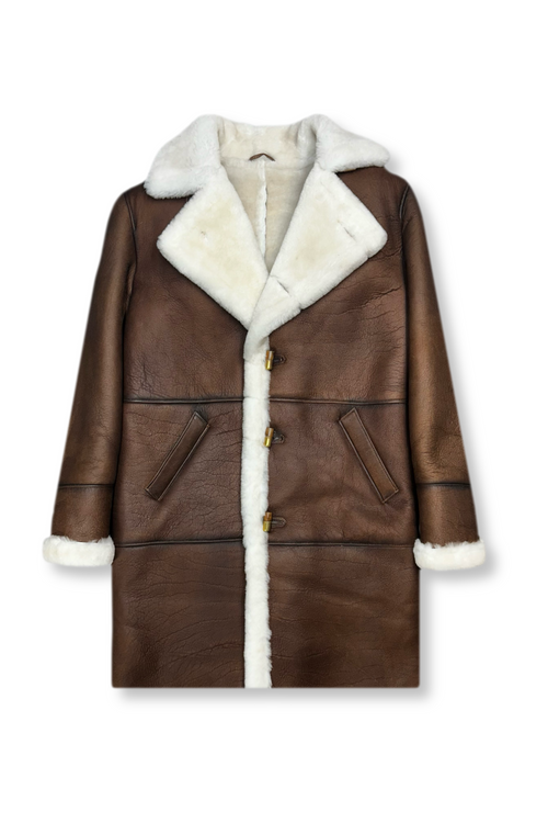 Dufner Long Shearling Coat