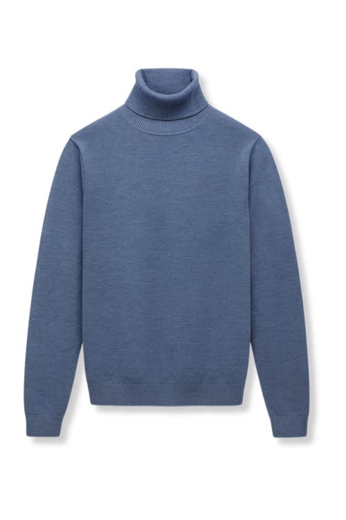 London Solid Turtleneck