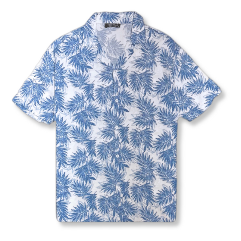 Terry Tropical Revere Collar Shirt