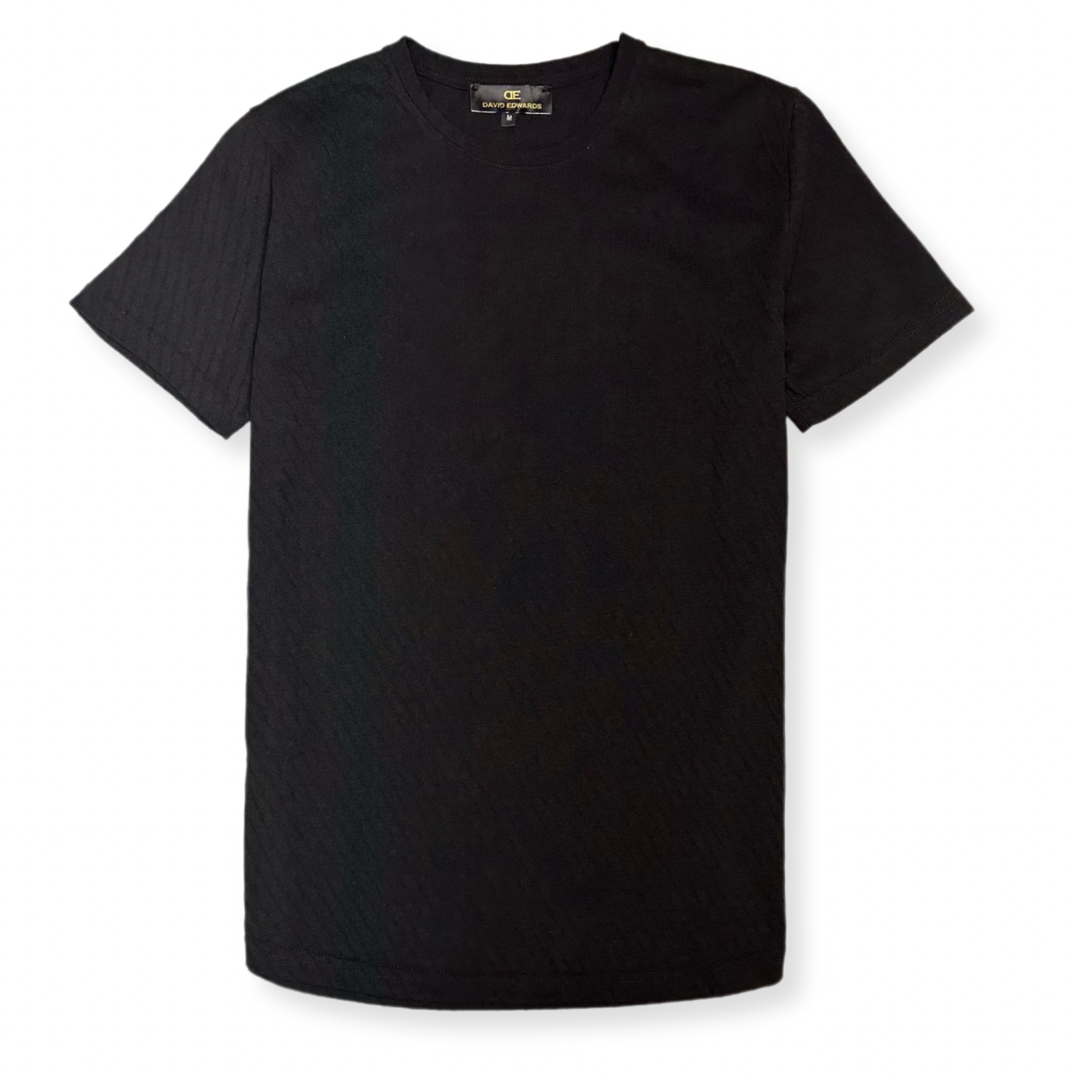 Black crew neck best sale shirt