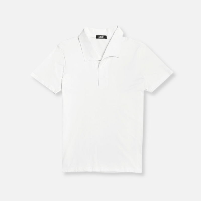 Magnoli Wide Collar Polo Shirt