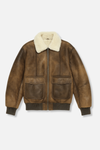 Darga Leather Shearling Flight Jacket