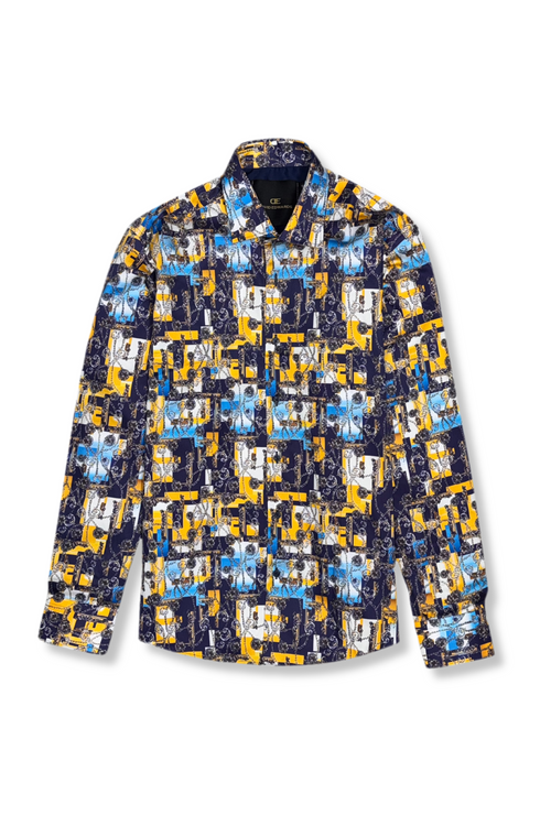 Drexel Long Sleeve Button Down Shirt