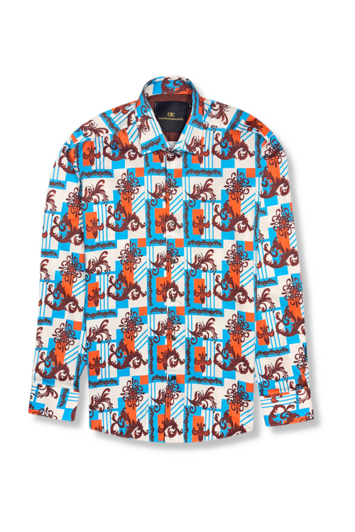 Datz Long Sleeve Button Down Shirt