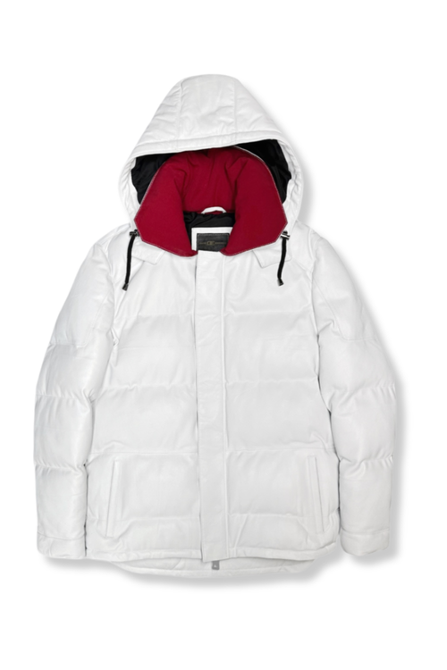 Dyson Down Puffer Leather Jacket