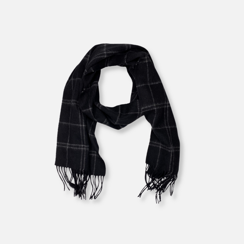 Vanko Plaid Wool Scarf