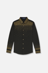 Bart Rhinestone Slim Fit Stretch Shirt