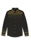 Bart Rhinestone Slim Fit Stretch Shirt