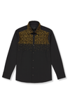 Baran Rhinestone Slim Fit Stretch Shirt