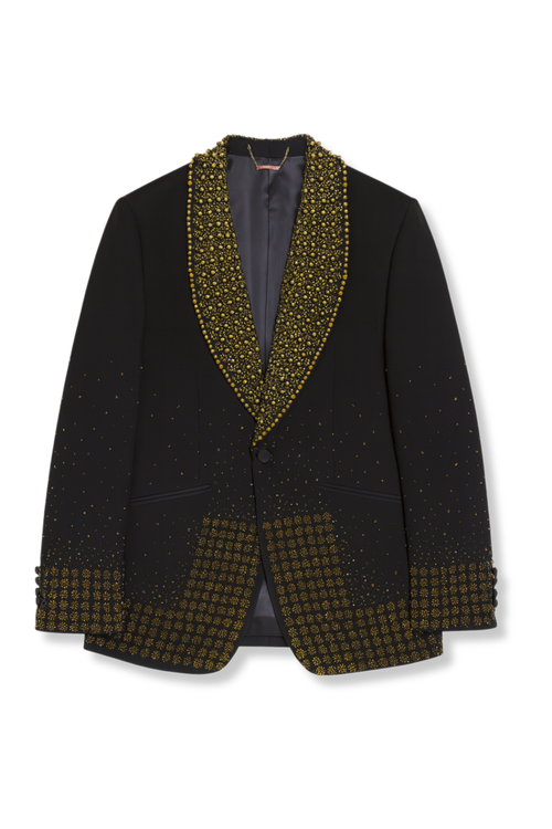 Benvenuto Rhinestone Shawl Blazer