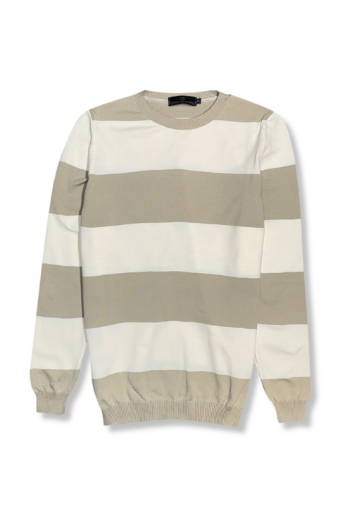 Delander Striped Crewneck Sweater