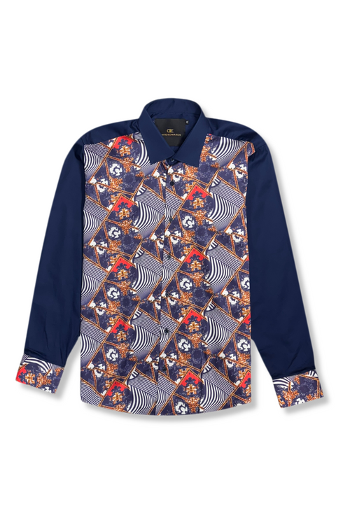 Davidson Long Sleeve Button Down Shirt