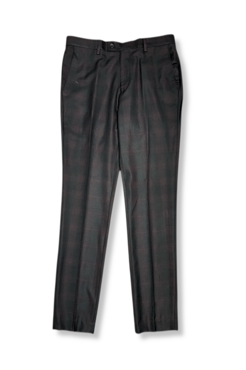 Adams Plaid Slim Suit