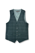 Acosta Plaid Vested Suit