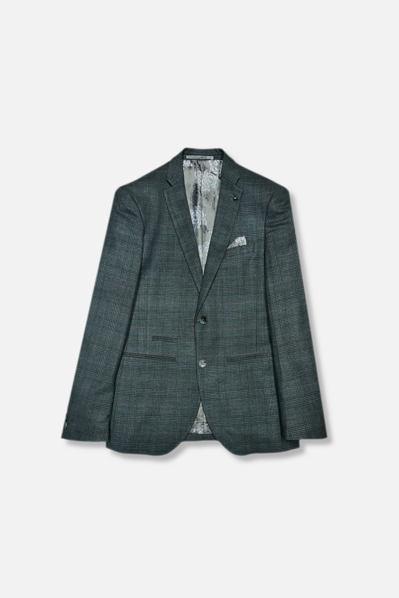 Acosta Plaid Vested Suit