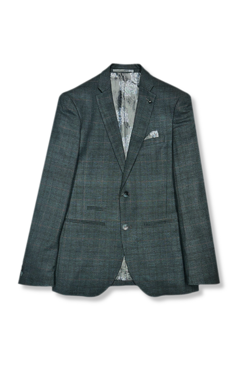 Acosta Plaid Vested Suit
