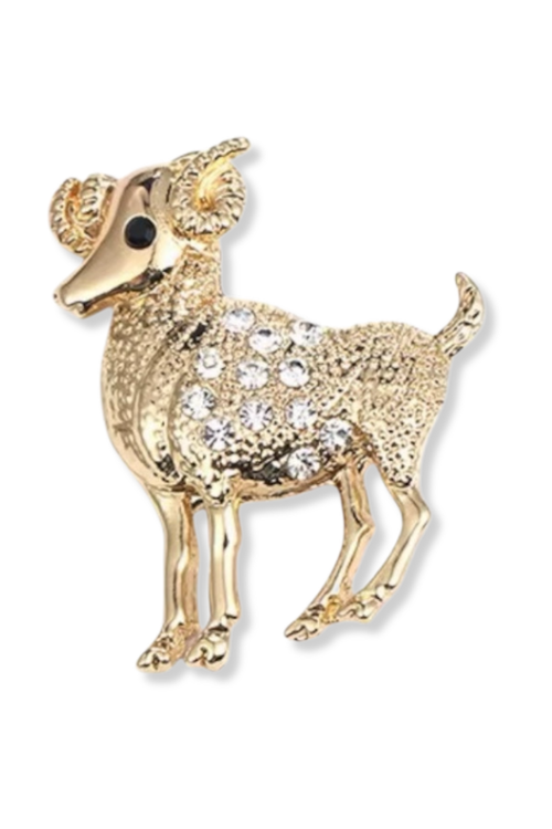 Grok Aries Lapel Pin Brooch