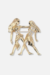 Grok Gemini Lapel Pin Brooch