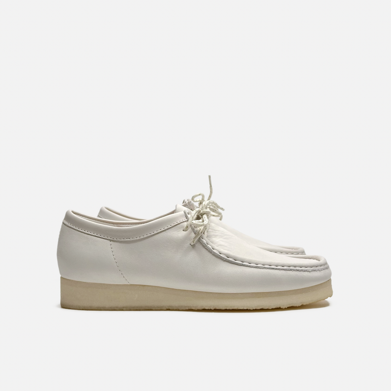Clarks Mens Wallabee Off White Nubuck Size 11