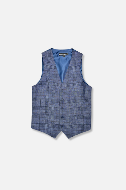 Acosta Plaid Vested Suit