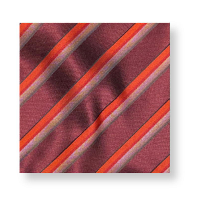 Bukhari Striped Pocket Square