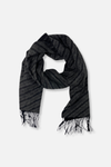 Vanni Striped Wool Scarf