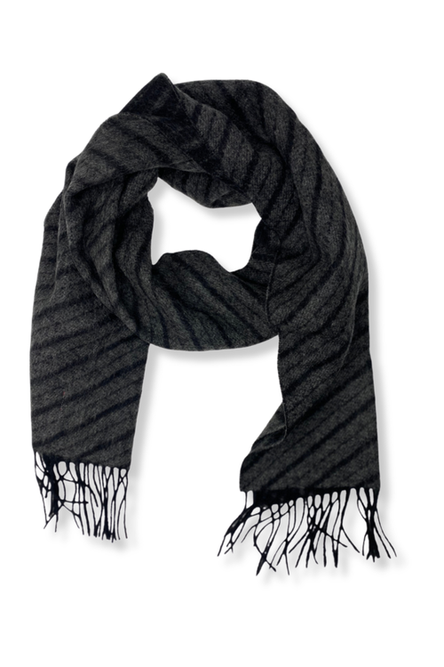 Vanni Striped Wool Scarf