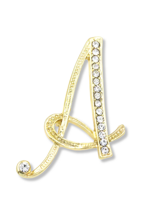 Brady Alphabet Lapel Pin Brooch