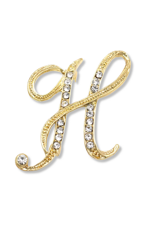 Brady Alphabet Lapel Pin Brooch