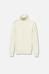 Maglia Cable Knit Turtleneck Sweater