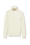 Maglia Cable Knit Turtleneck Sweater