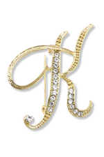 Brady Alphabet Lapel Pin Brooch
