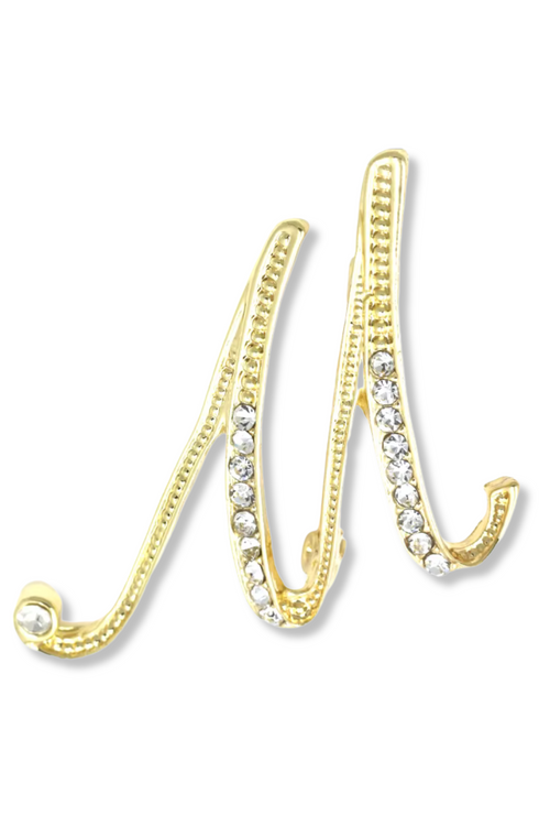 Brady Alphabet Lapel Pin Brooch