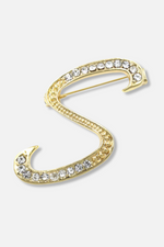 Brady Alphabet Lapel Pin Brooch
