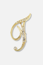 Brady Alphabet Lapel Pin Brooch