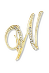 Brady Alphabet Lapel Pin Brooch