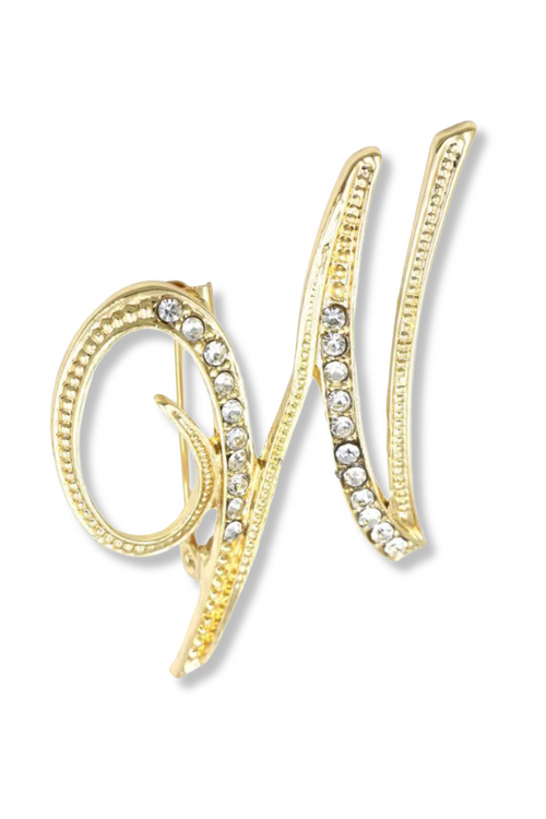Brady Alphabet Lapel Pin Brooch